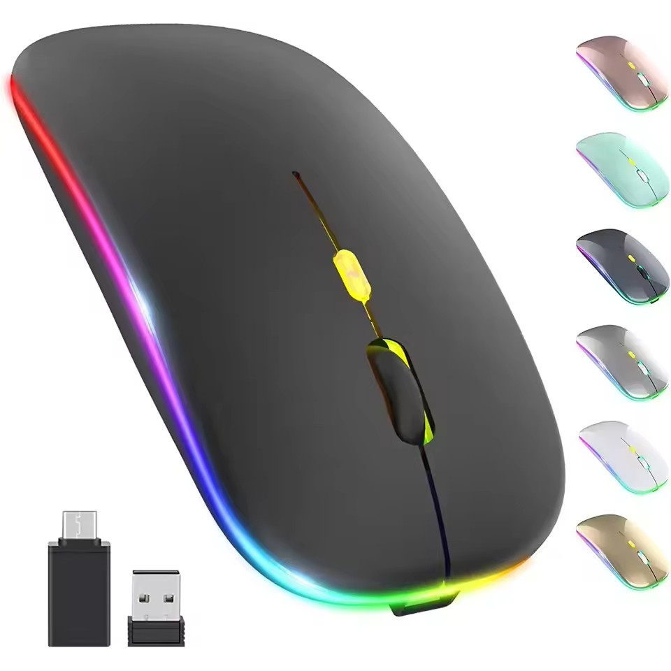 Ready Stock!!! Wireless Mouse 2.4Ghz Receiver Optical Adjustable Silent ...