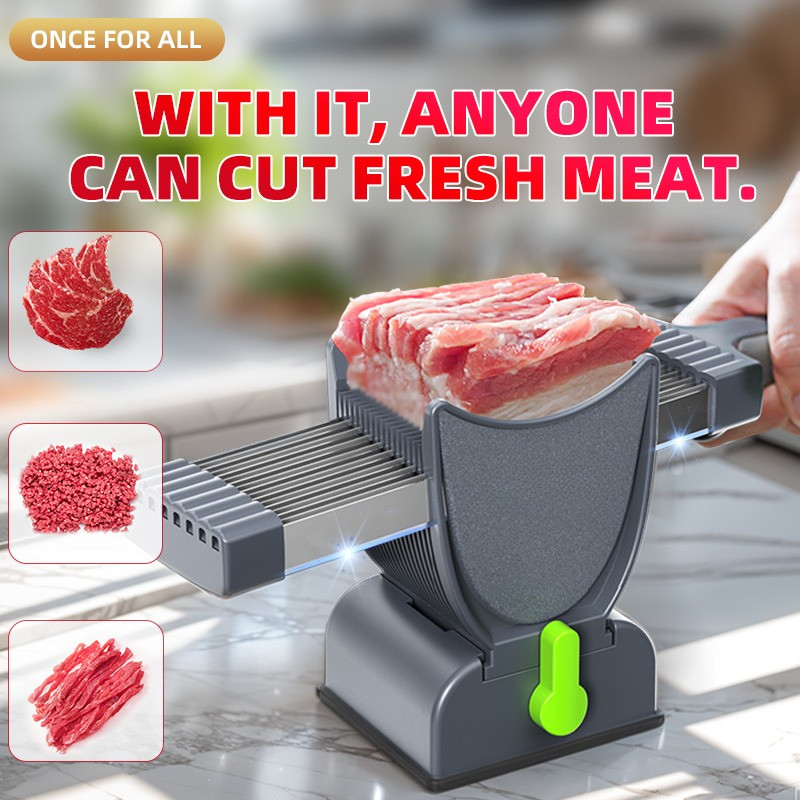 Miniature Manual Stainless Steel Fresh Meat Cutter Chopper Meat Slicing ...