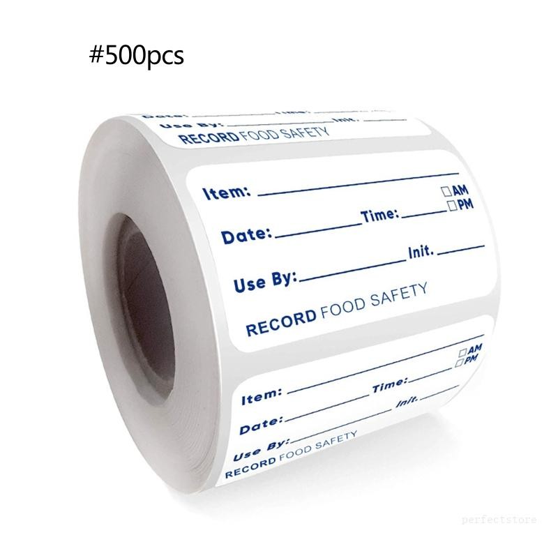 perfect 500Pcs Roll Labels Sticker Storage Label for Glass Jar Metal ...