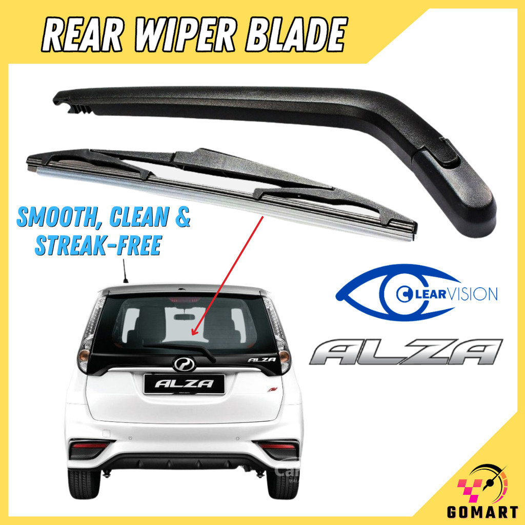 PERODUA ALZA REAR WINDSCREEN WINDSHIELD WIPER ARM Blade Viper Pengelap ...