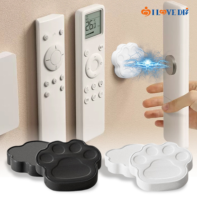 Portable Wall Self Adhesive Magnet Suction Claw Shaped ABS Hook - Home ...