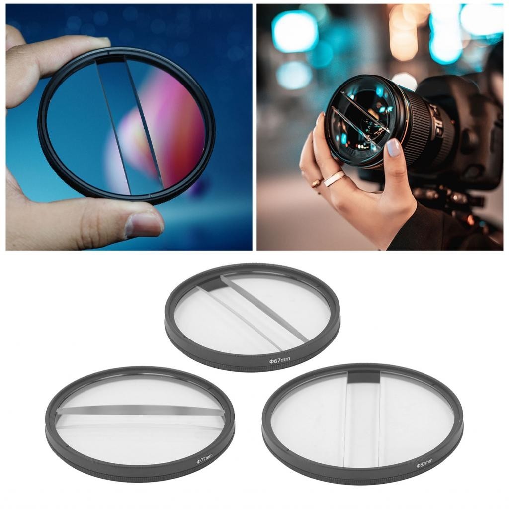 Punkstyle Double Moon Prism Filter Oil Resistant Optical Glass Center ...