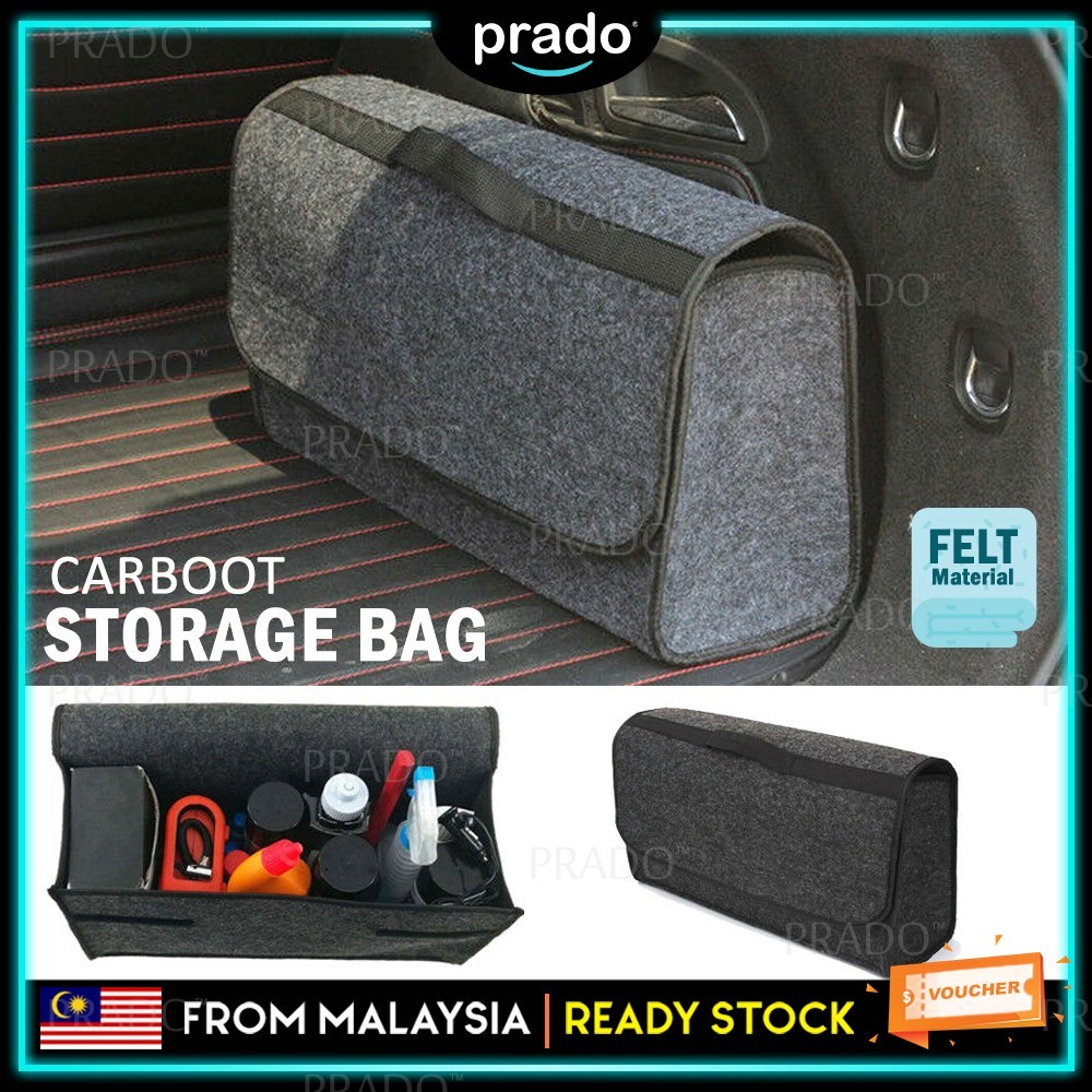 PRADO MALAYSIA Carboot Storage Foldable Bag Car Trunk Organizer Box