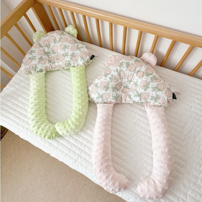 Baby Soothing Peas Pillow U Shaped Pillow Anti bias Head Shaped Pillow Baby Sleeping Pillow Shopee Malaysia