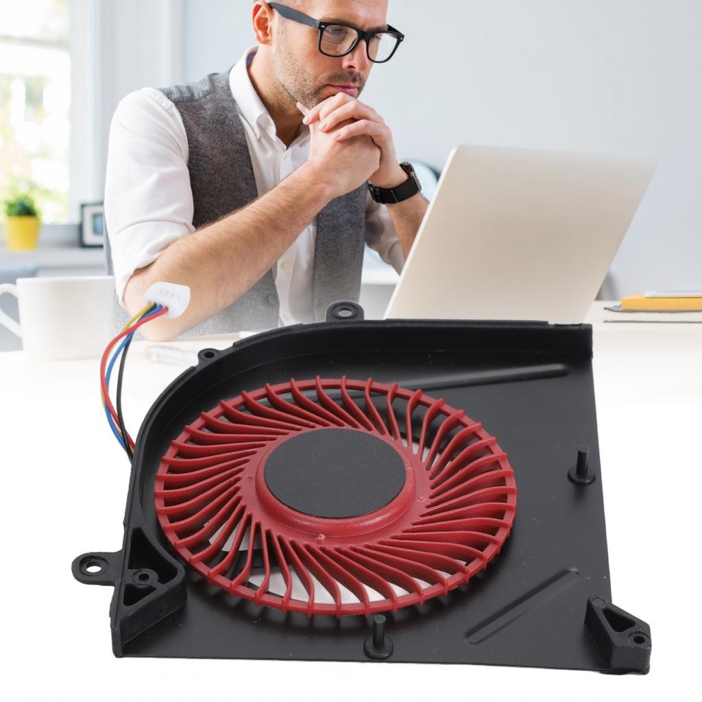 Ssrroo Laptop CPU Cooler Fan Cooling 4 Pin Power Connector Universal ...