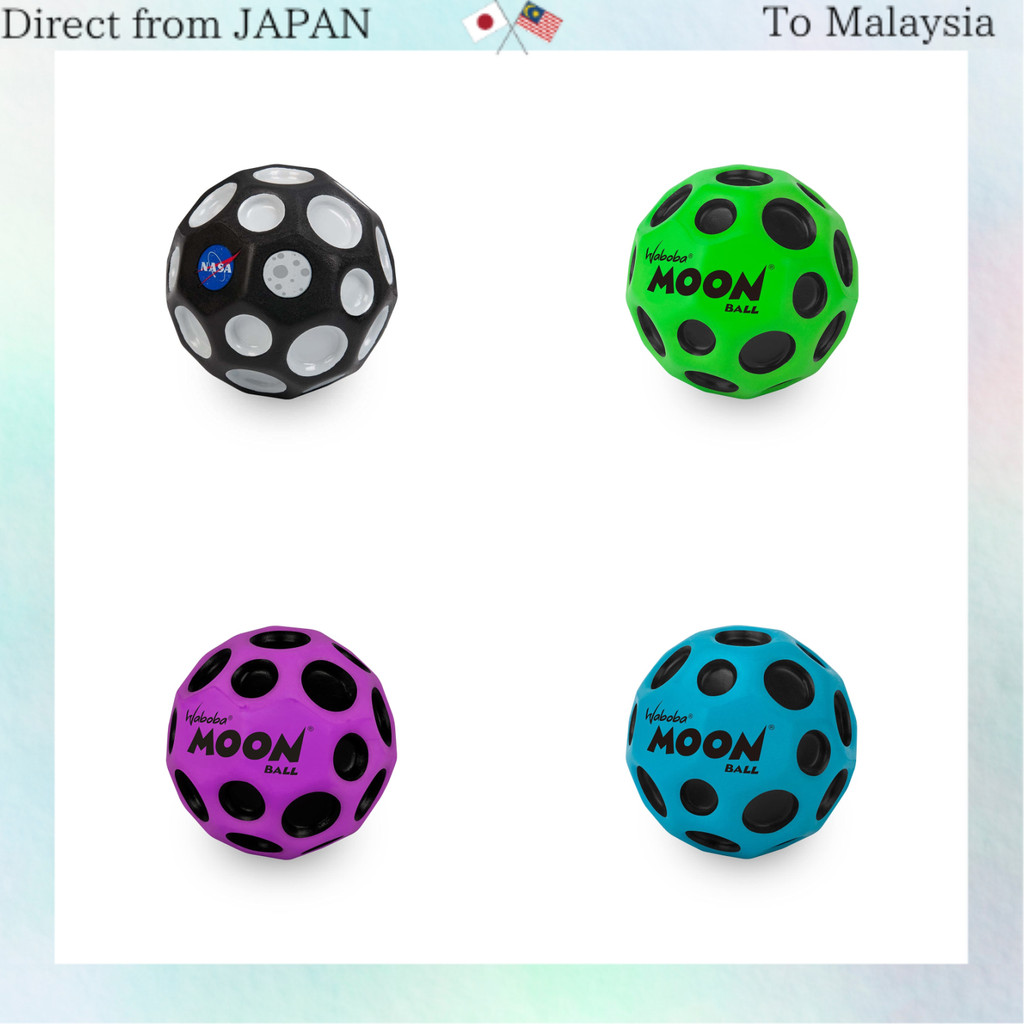 Waboba Moon Ball Green Authorized Japanese Distributor Product NASA green purple pink light blue Shopee Malaysia
