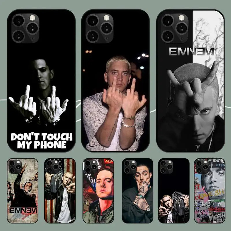 Rapper Eminem America Phone Case For iPhone 11 12 Mini 13 14 PRO XS MAX