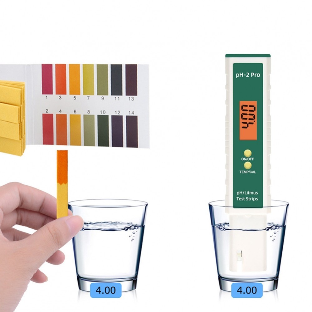 【SEMLL】High Precision pH Meter with Temperature Compensation & Test
