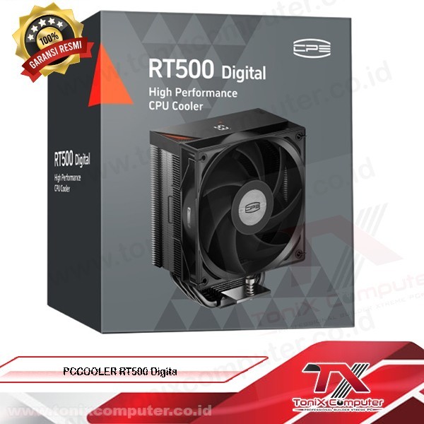 Pccooler RT500 Digital Air Cooler Hsf Cooler Intel AMD Shopee