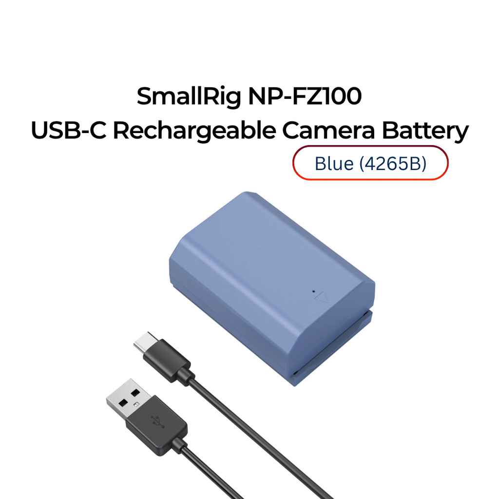 SmallRig NP-FZ100 USB-C Rechargeable Camera Battery - SHUTTER SHOP