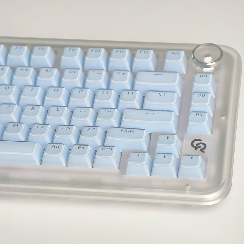 Blue Jelly Keycaps OEM Profile 136 Keys PC PBT Letter Light ...