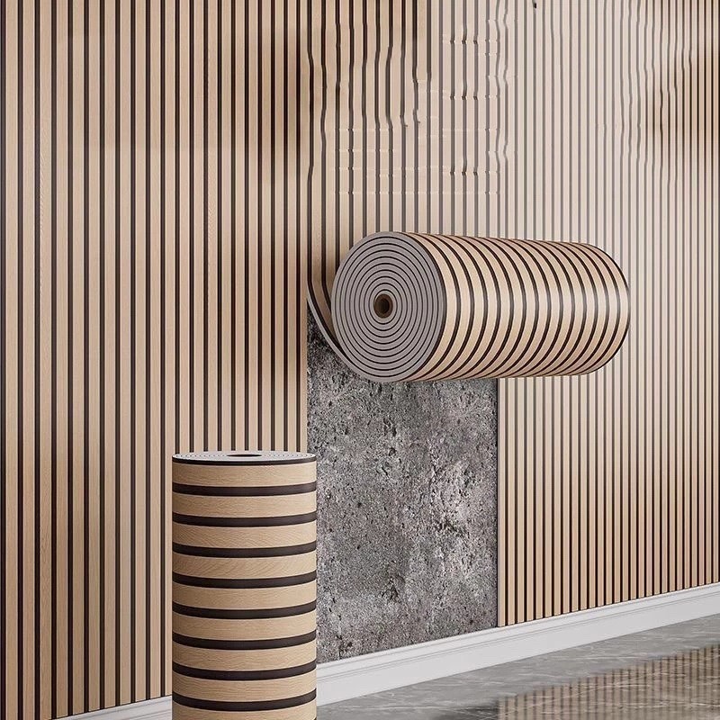 2mm Fluted PVC Roll 3meter Pelekat Hiasan Dinding PVC Grating Sticker ...