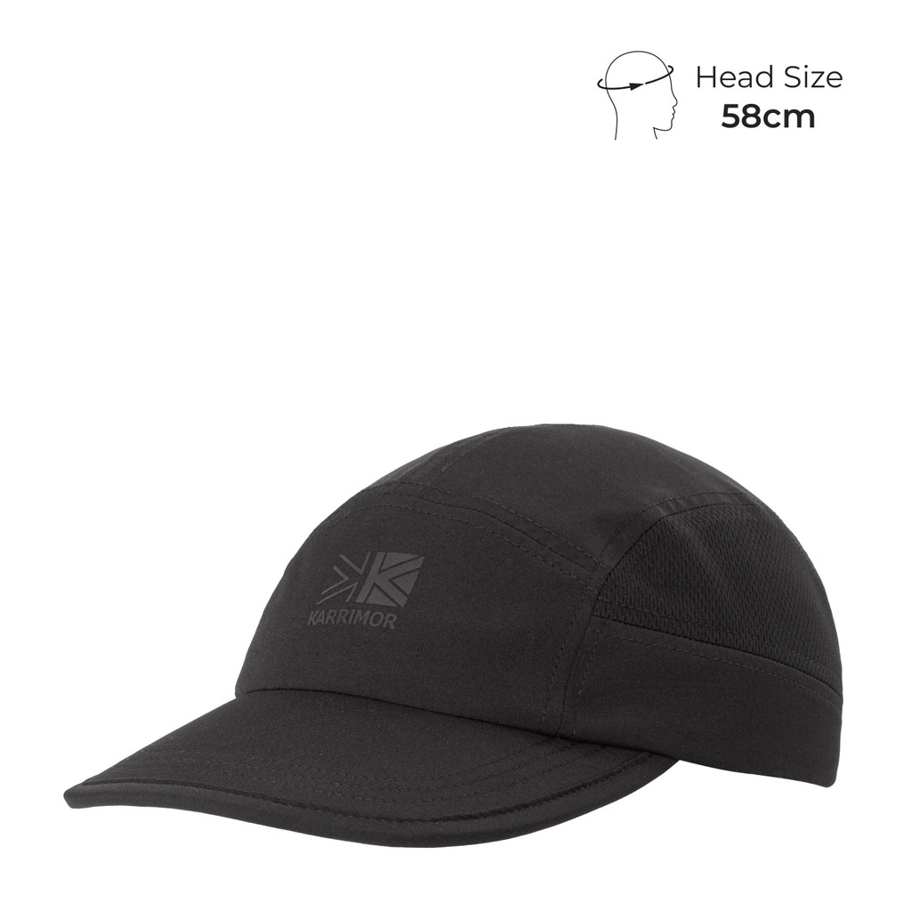 Karrimor Unisex Adults Sun-Blocking Race Cap (Black) Sports