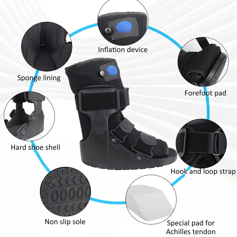 【Local delivery】 Adjustable Air Walking Fracture Boot- Medical ...