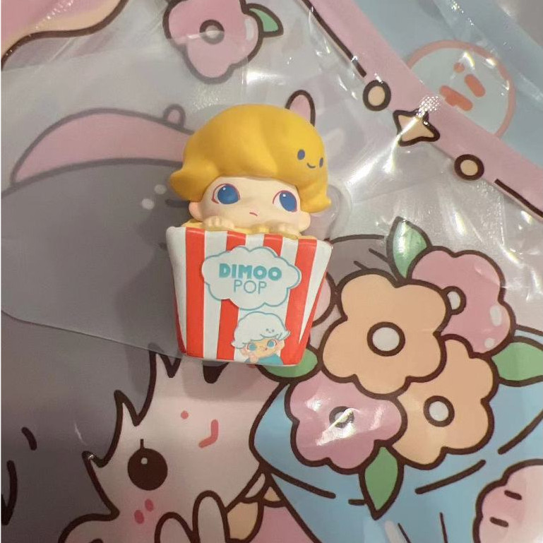 DImoo Popcorn and Dimoo Drogan Black Little cute little ones | Shopee ...