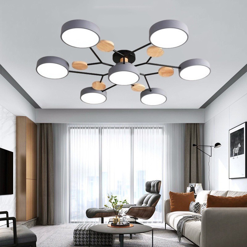 lampu siling ruang tamu Nordic Ceiling Light living room Minimalist ...