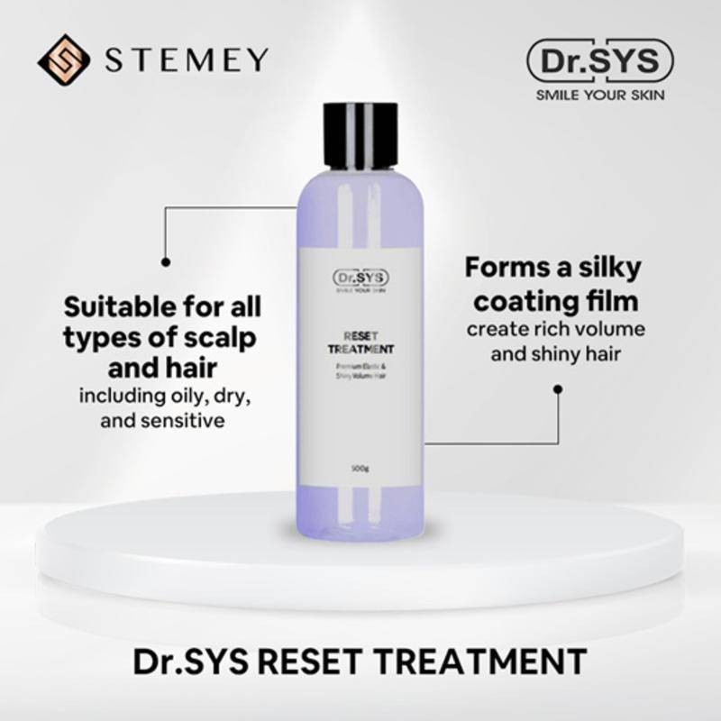 READY STOCK] Dr.SYS Reset Cream Shampoo & Reset Treatment 500ml