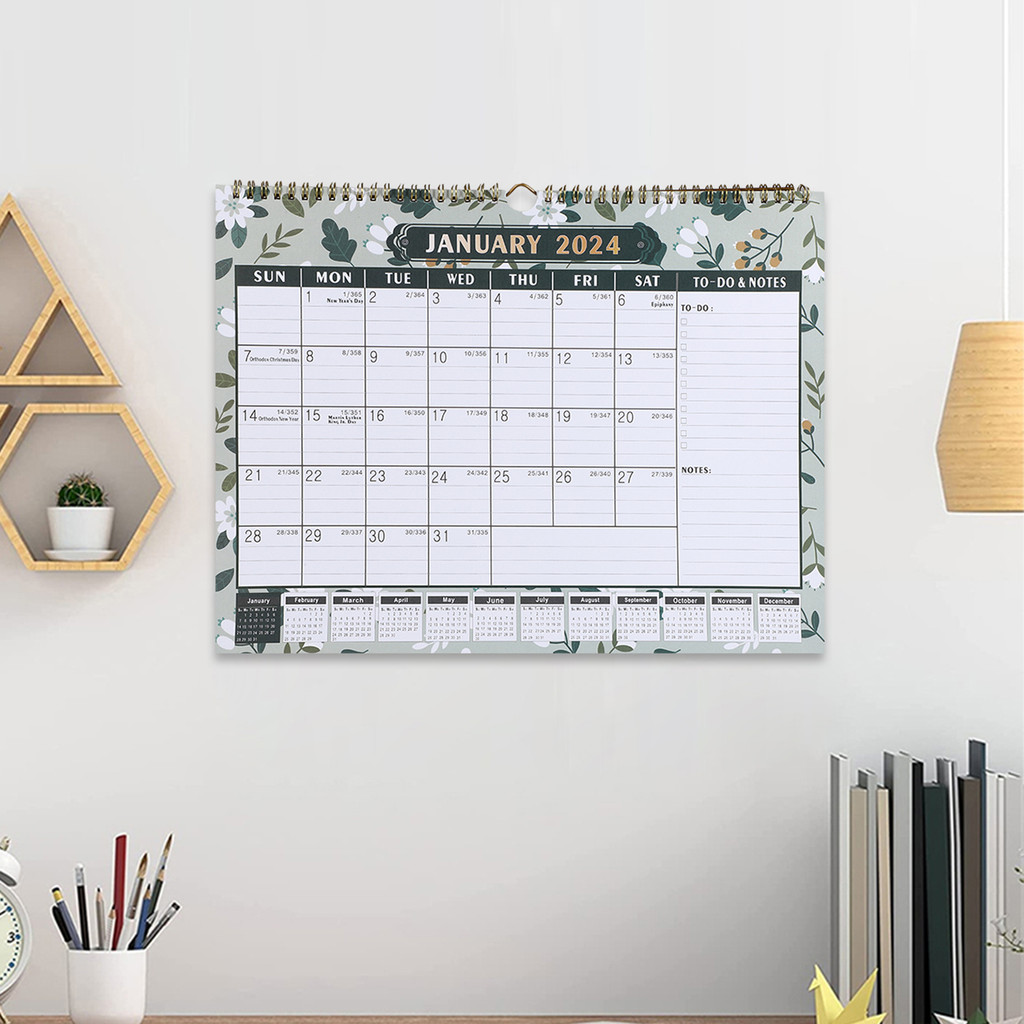 HOSTY 2024 Desk Calendar - January 2024 To December 2024 - Desk ...