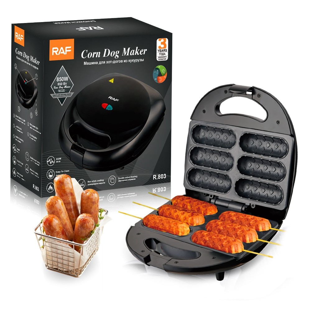 1500 W RVS wafelijzer wafels op een steel wafelijzer hotdog corn dogs 50 °C - 300