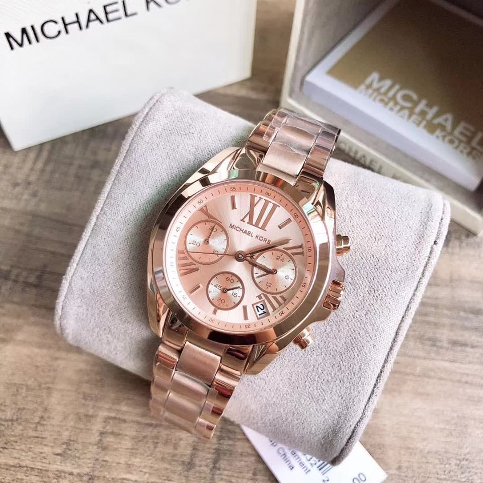 100 Original Michael Kors Ladies Bradshaw Mini Chronograph Watch MK5799 Authentic Jam Tangan Lelaki Men Watch Shopee Malaysia