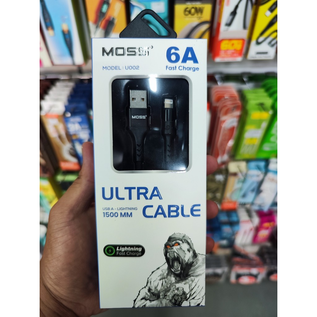 Moss U002 6A Fast Charge Ultra Cable 1.5Meter | Shopee Malaysia