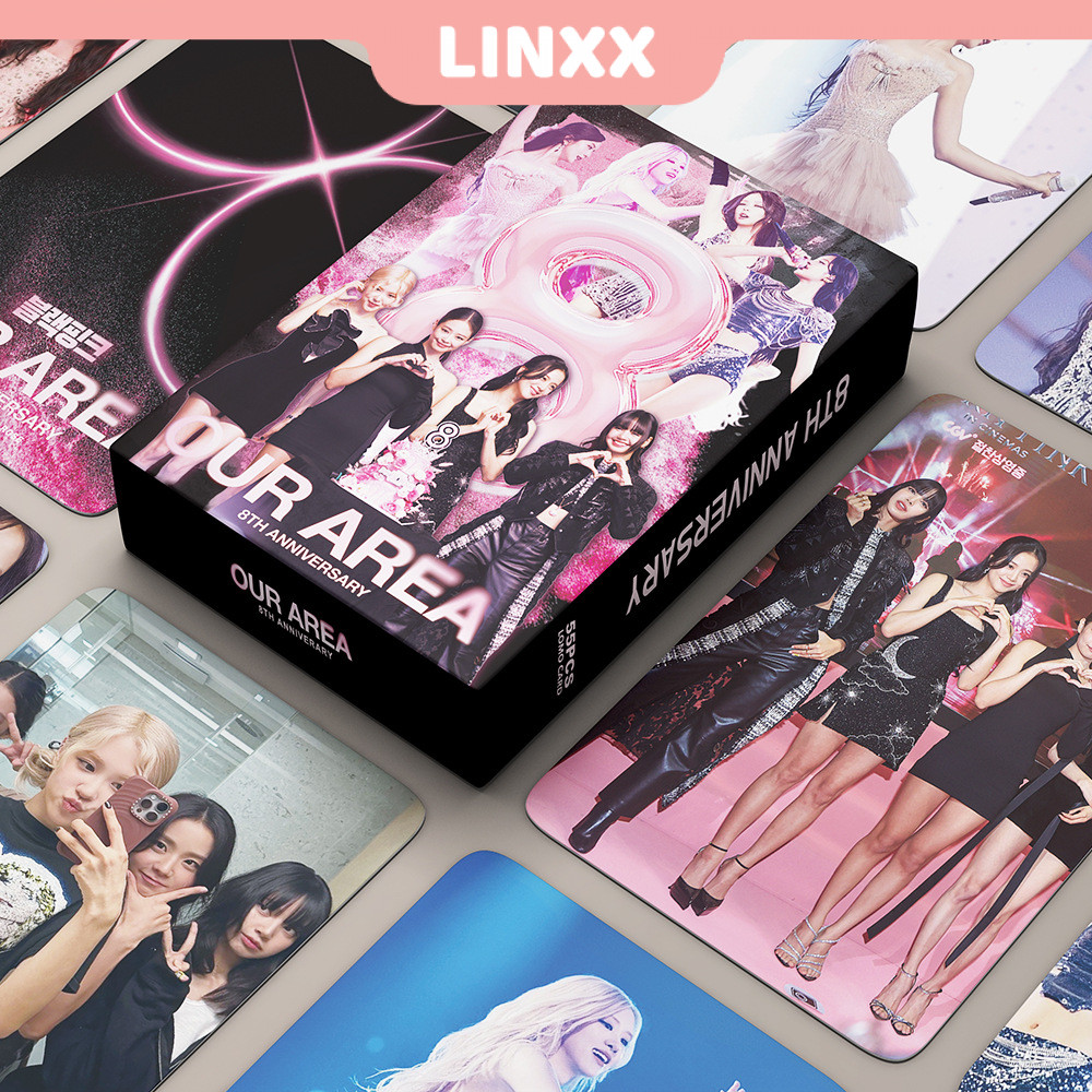 LINXX 55 Pcs BLACKPINK OUR AREA Album Lomo Card Kpop Photocards ...