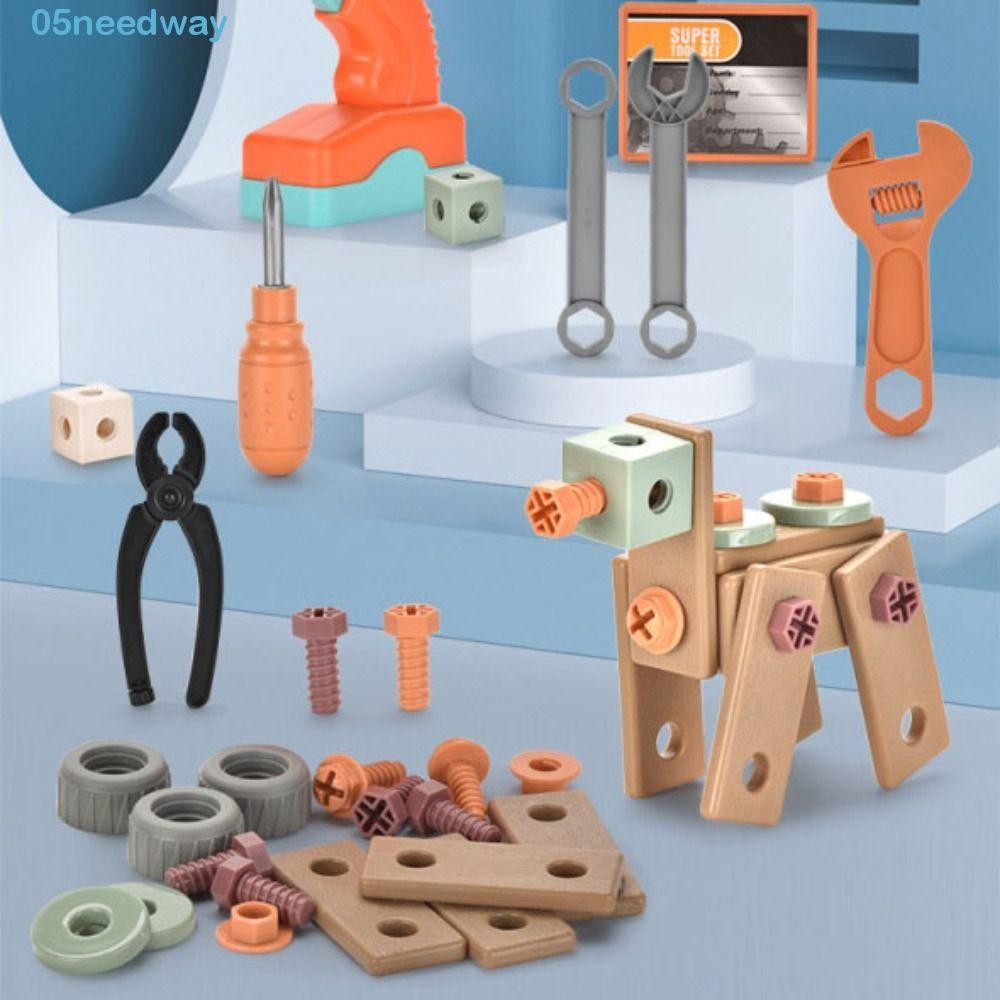 NEEDWAY Children Toolbox Toy, Screw Assembly Disassembly Simulation ...