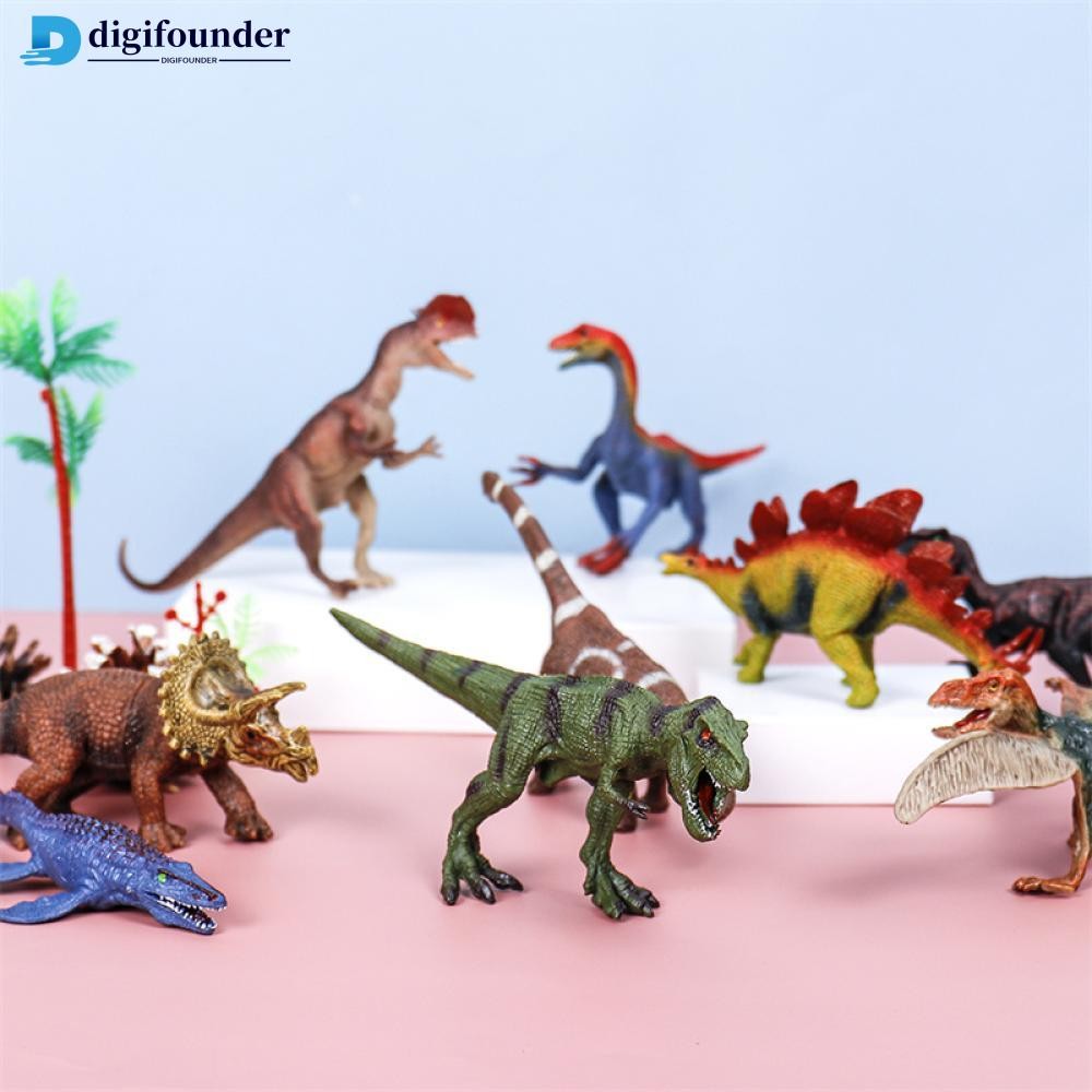 DIGIFOUNDER 9 styles 15cm Small Dinosaur Model Toy Jurassic ...