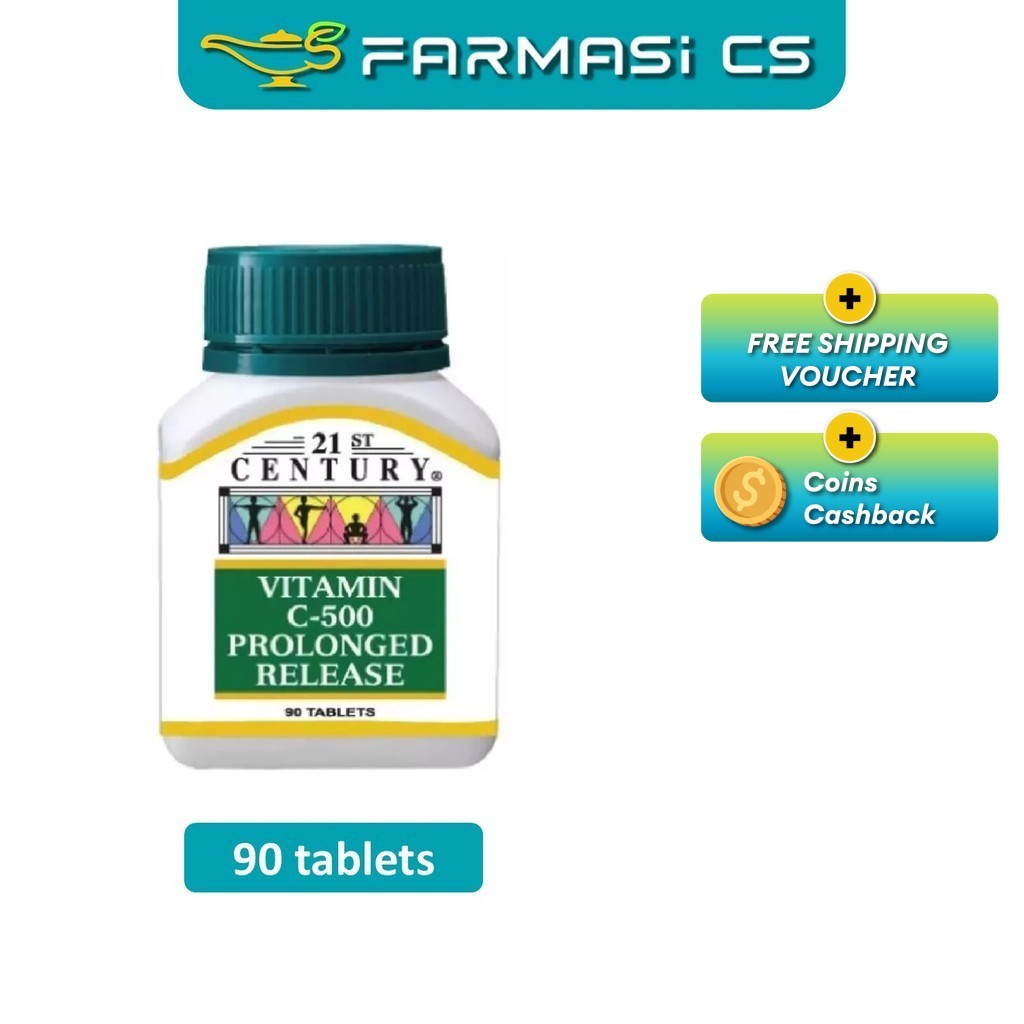 21st Century Vitamin C 500mg Prolonged Release 90 tablets EXP:10/2026
