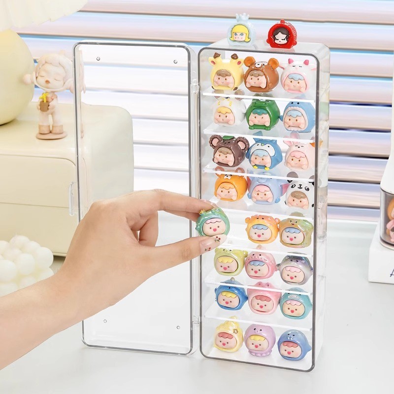 Blind Box Display Box Transparent Multi-layer Figure Doll Hand Made ...