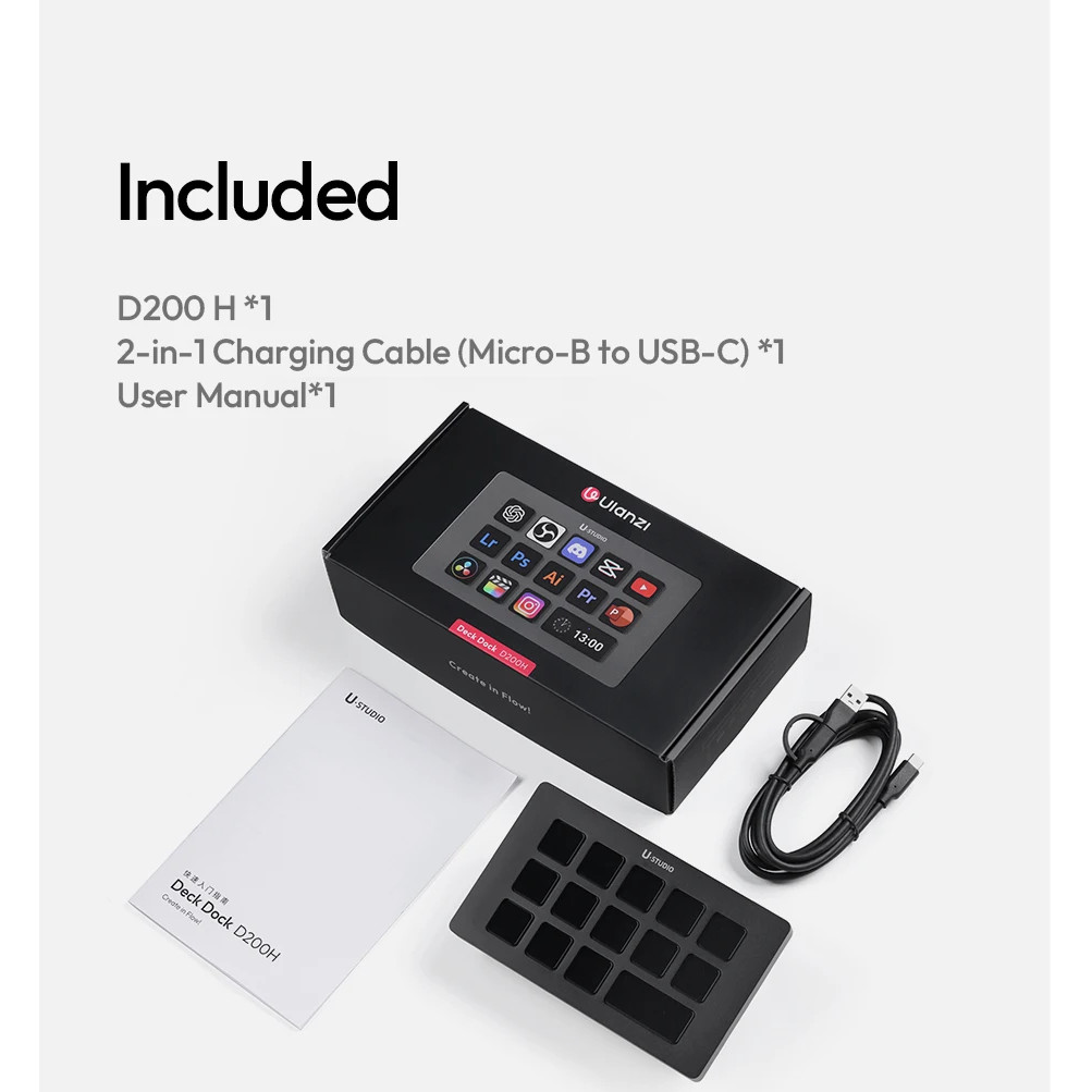 Ulanzi D200H Stream Deck With Dock (A044 & A045) | Shopee Malaysia
