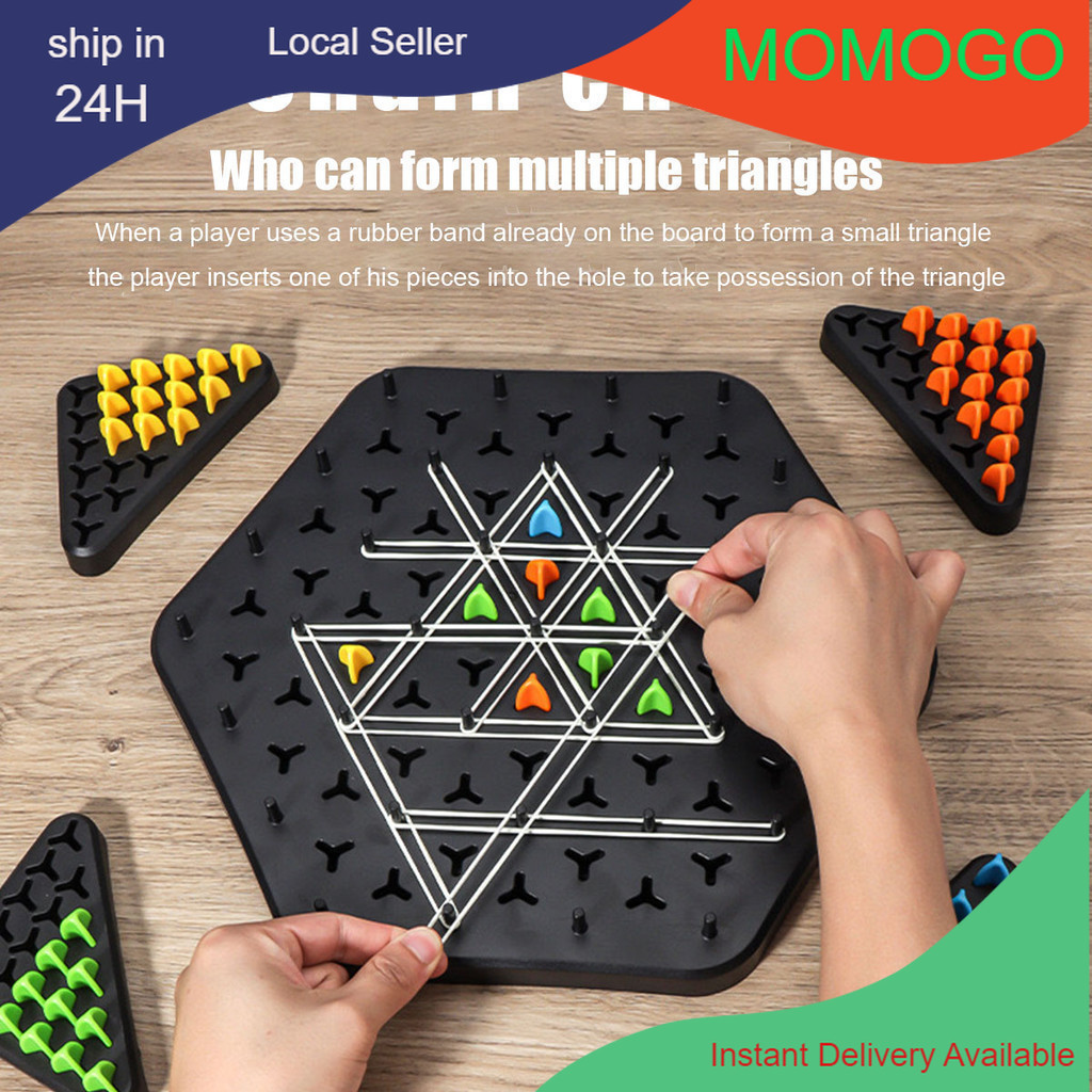 Triangle Chess Chain Game Chain Chess Tabletop Educational Game ...