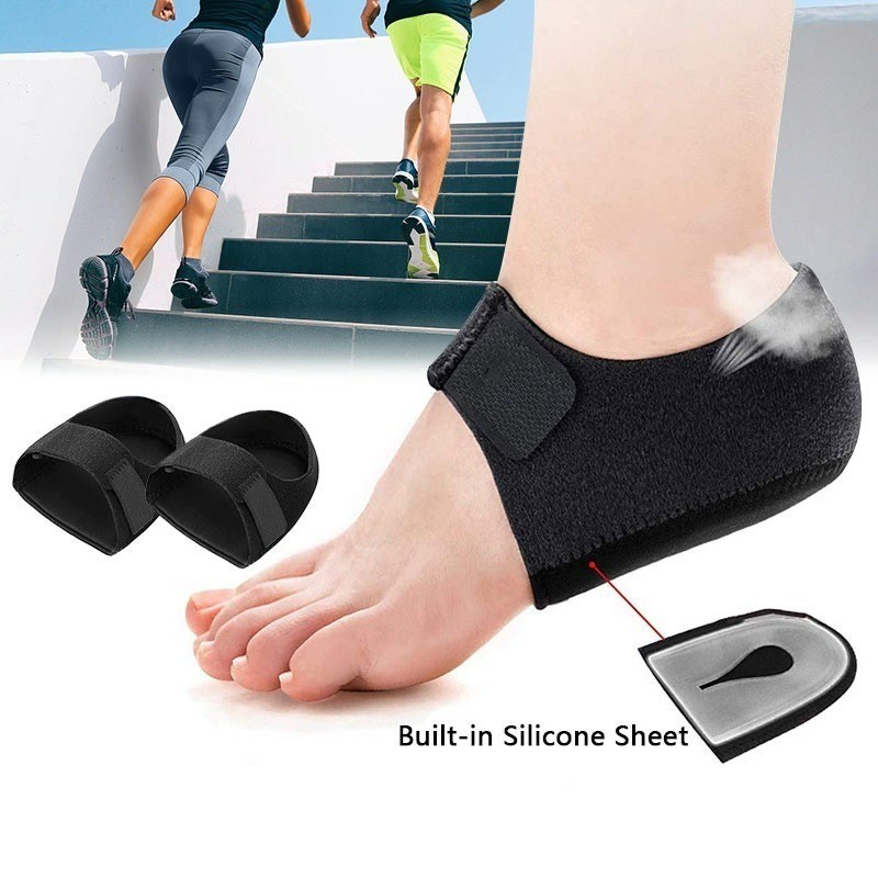 Plantar Fasciitis Support Silicone Heel Pad Biomedical Cushion Silicone Heel Cushion Heel Protector Relief Pad Gel Pad Shopee Malaysia