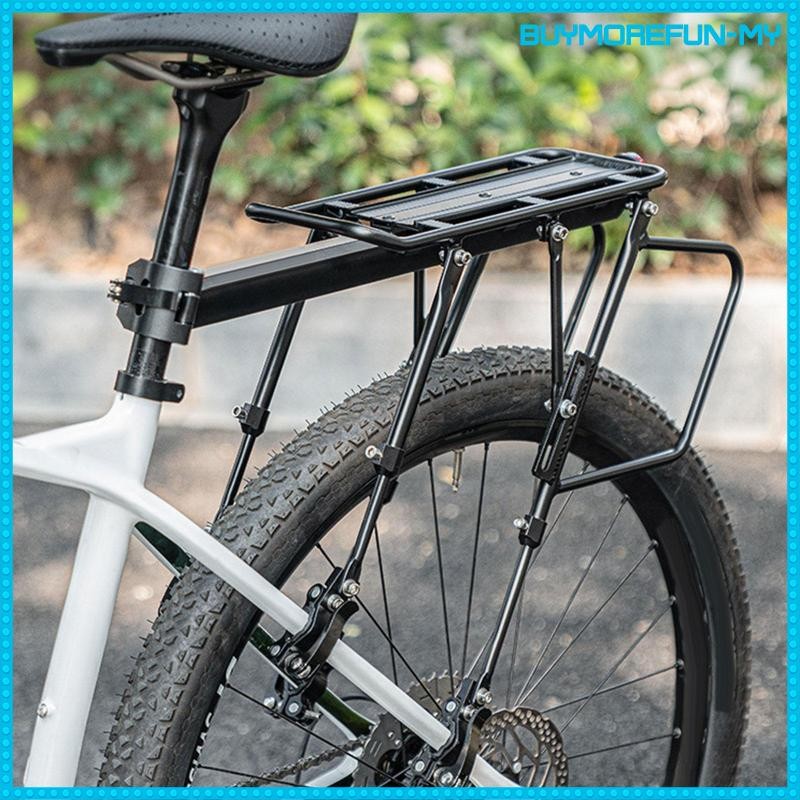 [BuymorefunMY] Bike Cargo Rack Rear Rack Quick Release Food Delivery ...