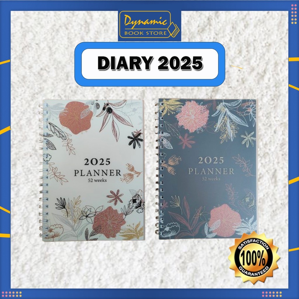Weekly Planner 2025 Notebook Diary With Binding Ring Size B5 | Diary ...