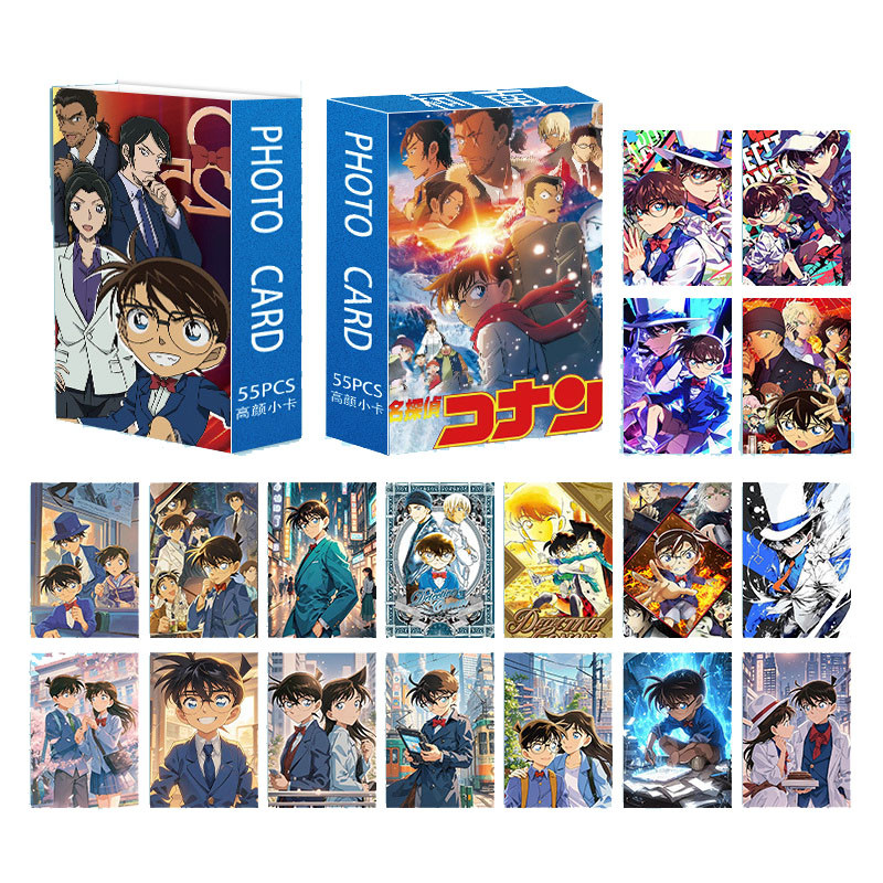 Card Conan Movie 28 Lomo Cards with Stickers Kid Cartoon Photocard Gift ...