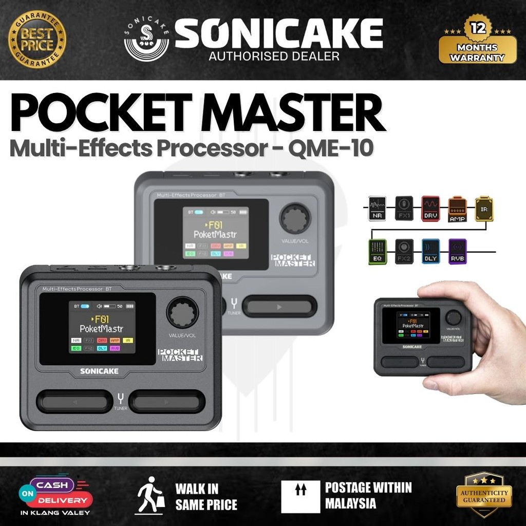 (Int Eng Ver) Sonicake Pocket Master Multi-Effects Processor - ( QME-10 ...
