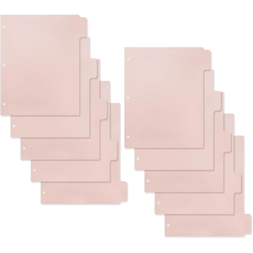 A4 Binder Dividers, 3 Holes Binder Divider Pages Dividers Index Divider ...