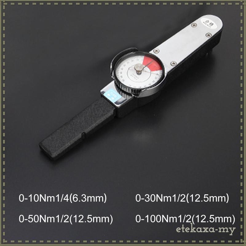 [chulisia] Heavy Duty Dial Torque Wrench 1/2-Inch 3/8-Inch High ...