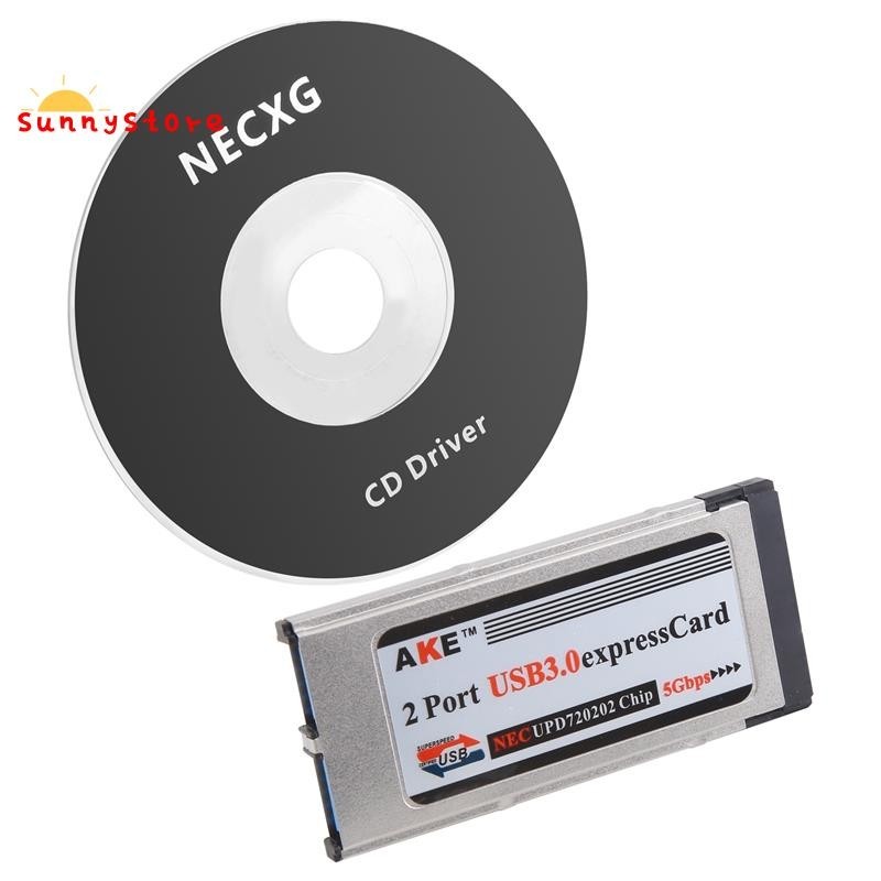 High-Speed Dual 2 Port USB 3.0 Express Card 34mm Slot Express Card ...