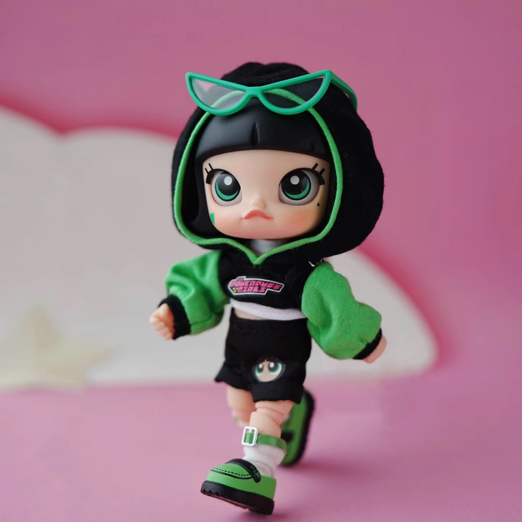 Genuine] POPMART MOLLY x The Powerpuff Girls Series Action