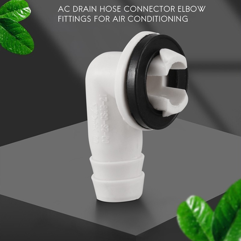 Air Conditioner Ac Drain Hose Connector Elbow Fitting with Rubber Ring ...