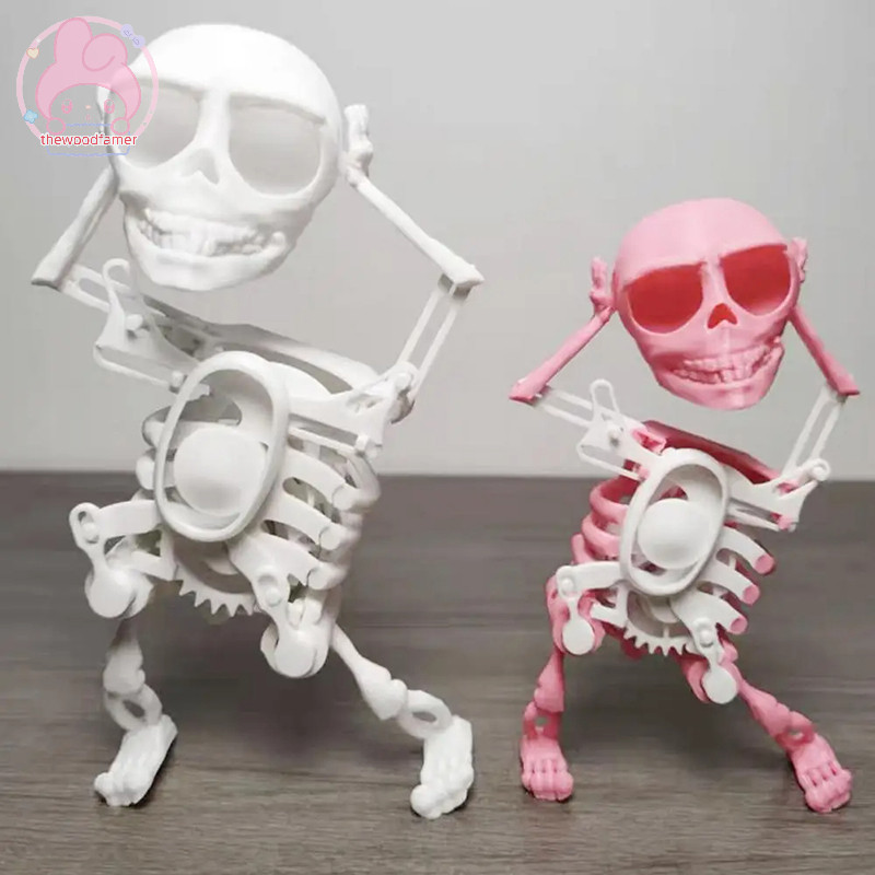 thewoodfamer 3D Dancing Skeleton Spooky Dancing Posable Skeleton ...