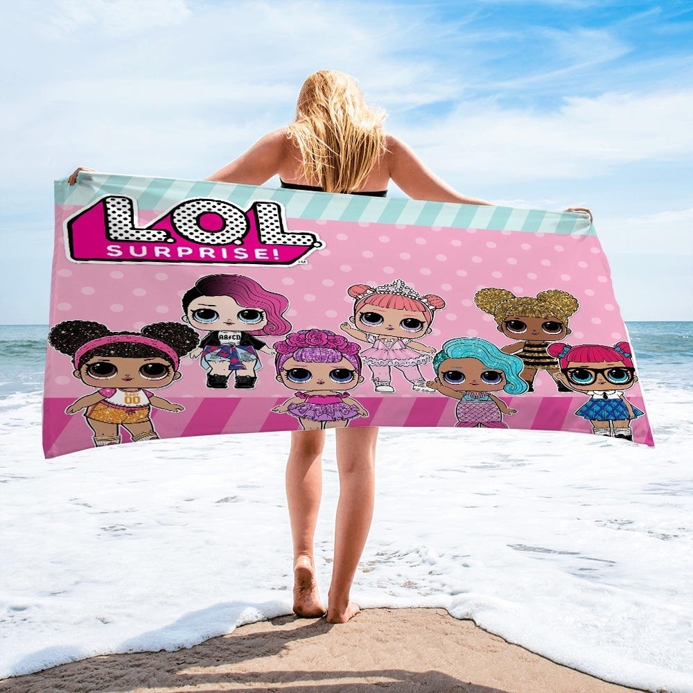 Lol doll beach towel hotsell