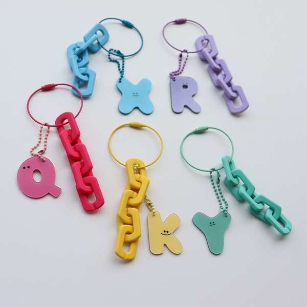 key chain key holder keychain mathcing Reka bentuk khusus, rantai kunci ...