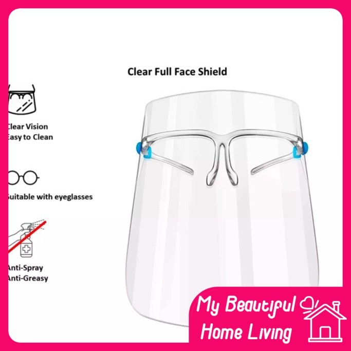 (GUARANTEED ANTI-FOG) Protective Face Shield Transparent Face Shield ...