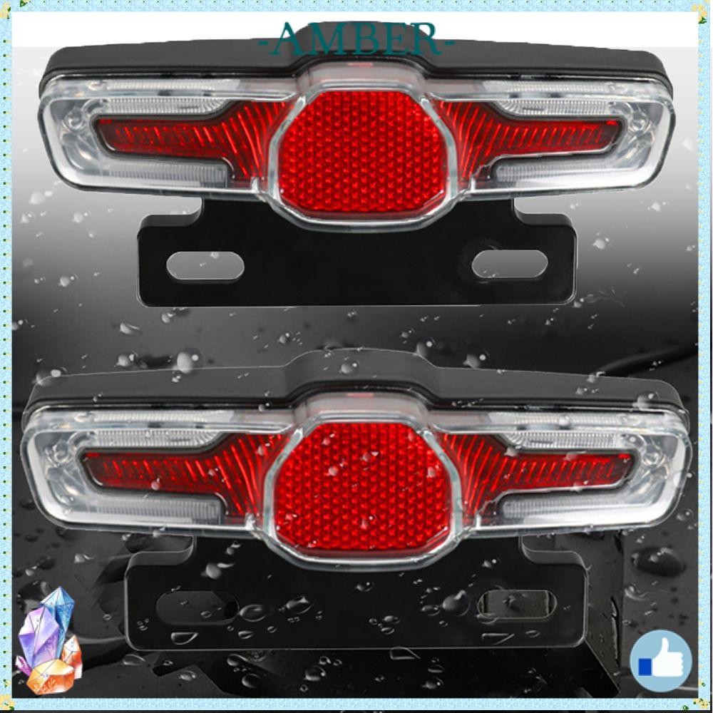 AMBER1 E-bike Rear Light 12V/36V/60V Waterproof IP54 Night Lighting ...