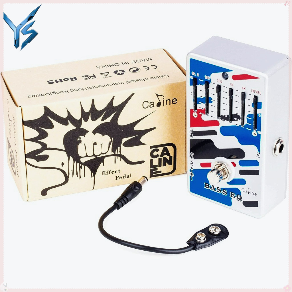 OEM Caline CP-71 6-Band grafik EQ ekolayzer etkisi Pedal kutusu gitar enstrüman