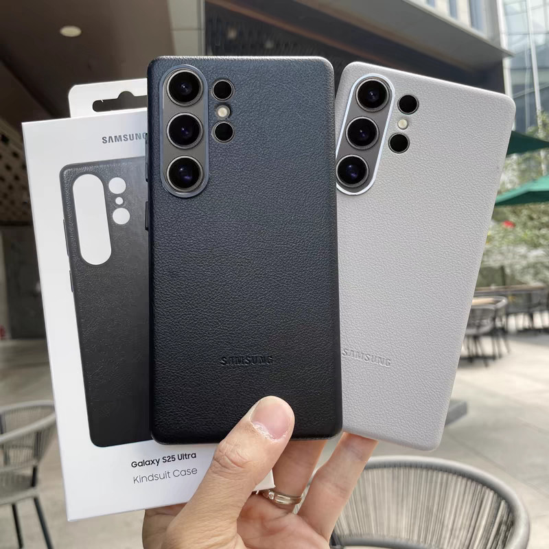 Samsung Galaxy S25 Ultra 5G Case Premium Genuine Luxury Leather Phone