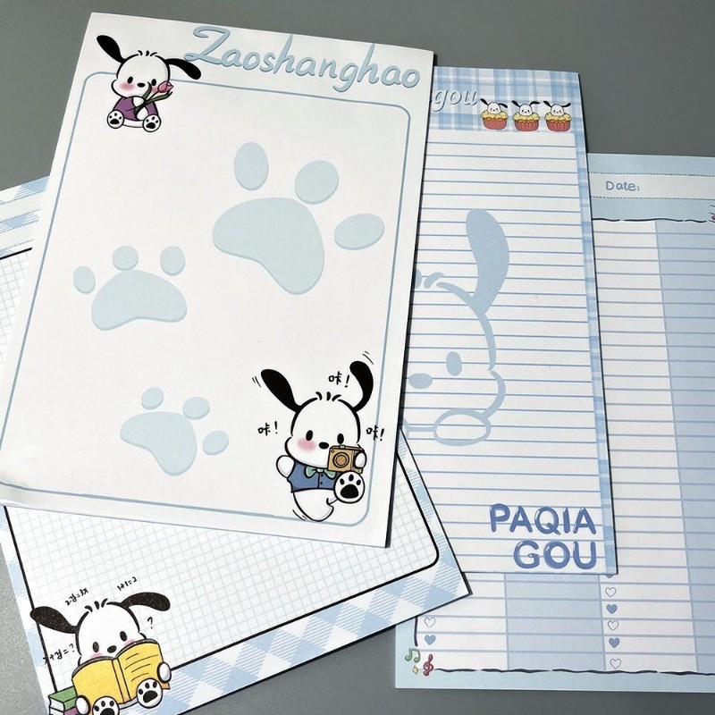 Cartoon Blue Pachacco B5 Notebook Student Large Capacity Thick Paper ...
